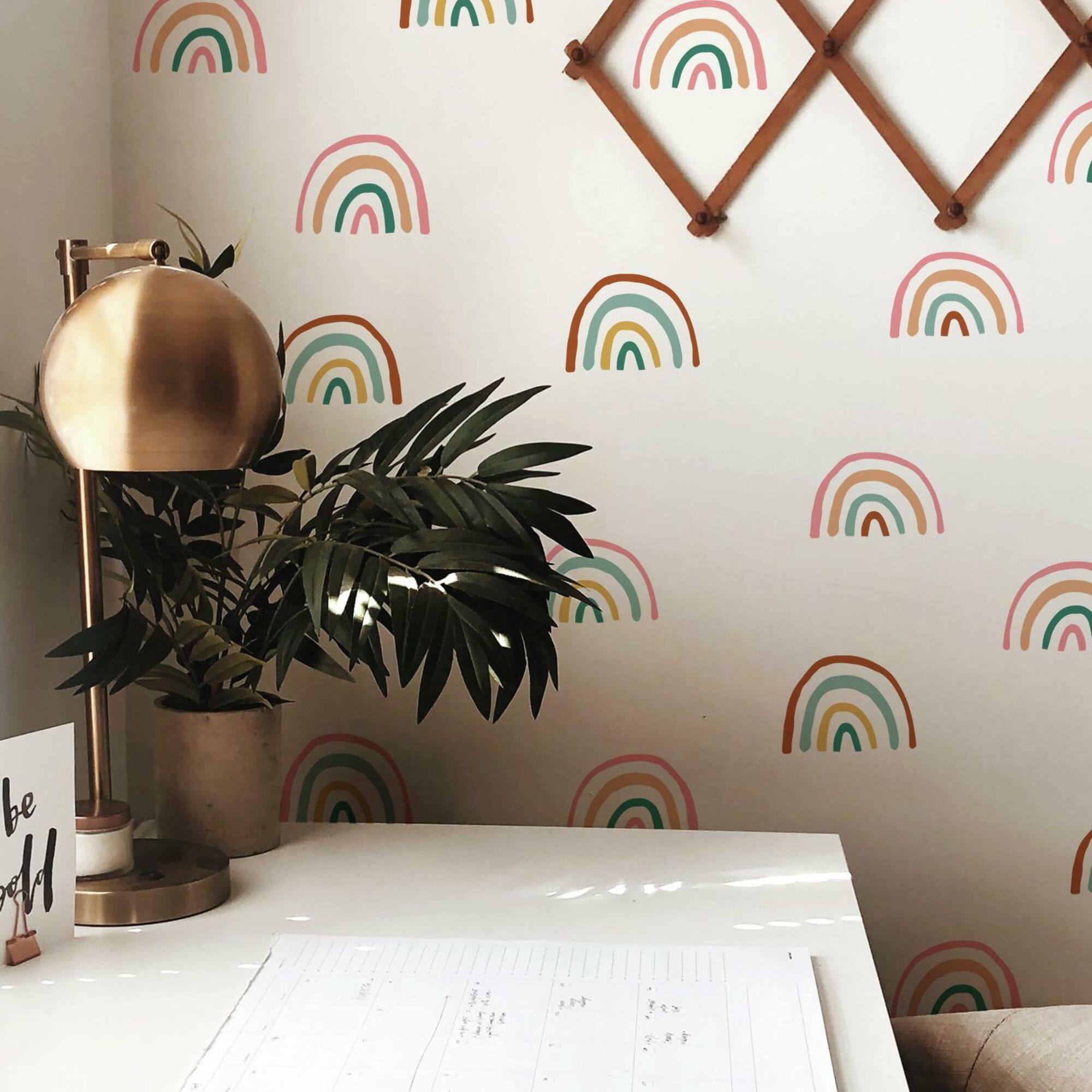 RoomMates Retro Rainbow Peel & Stick Wall Decals